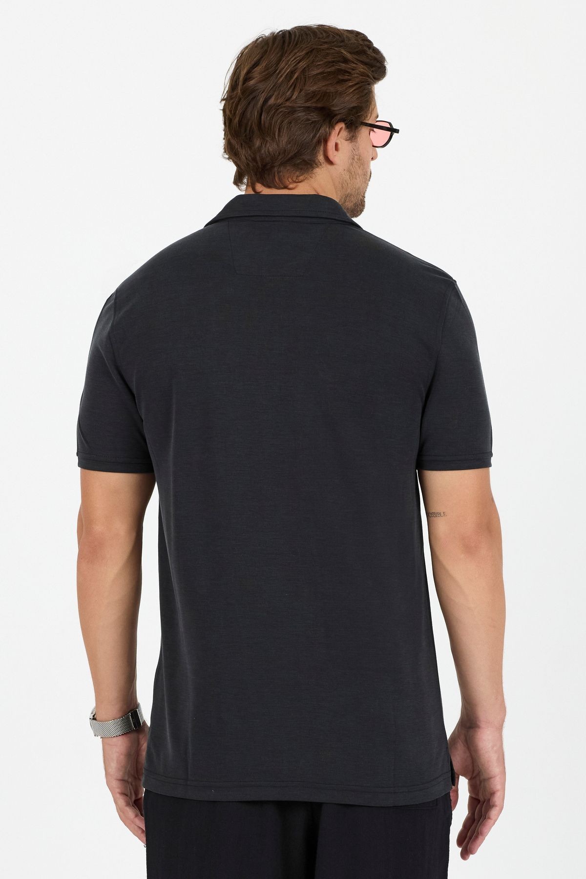 Modal Kumaş Polo Yaka Regular T-Shirt