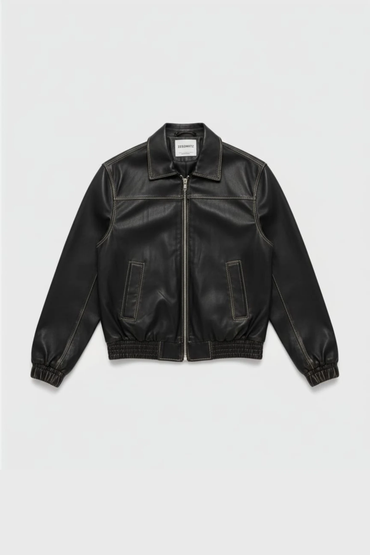 Vintage Oversize Deri Ceket 