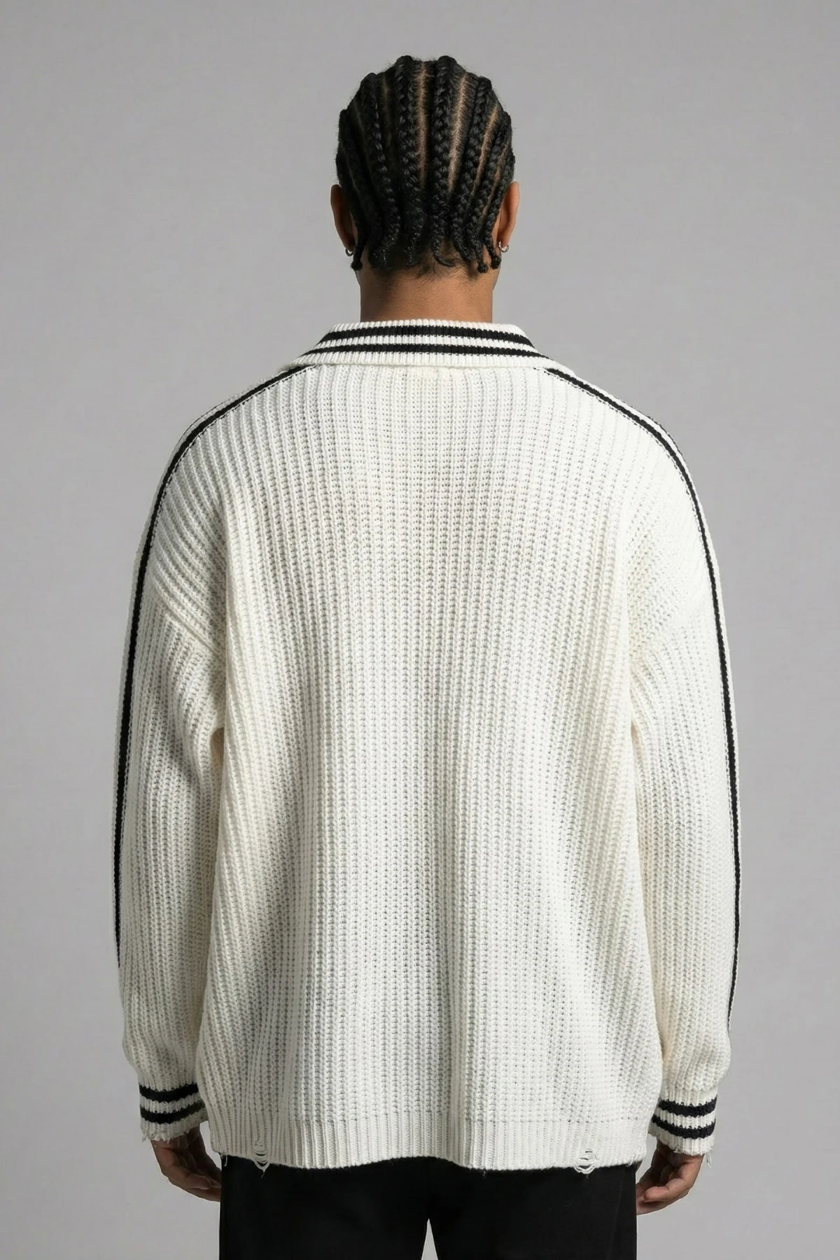 Brooklyn Yazılı Polo Yaka Triko