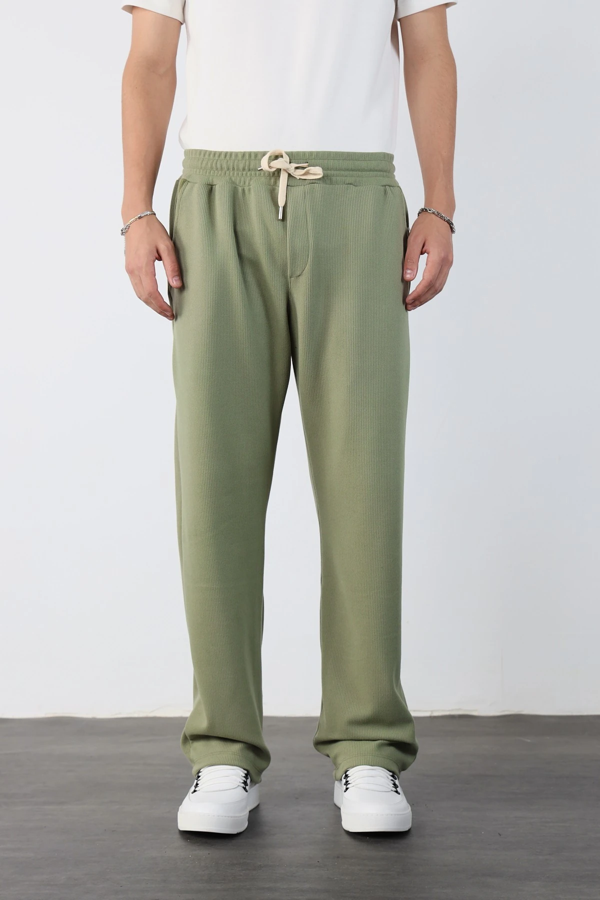 Beli Lastikli Baggy Ottoman Pantolon