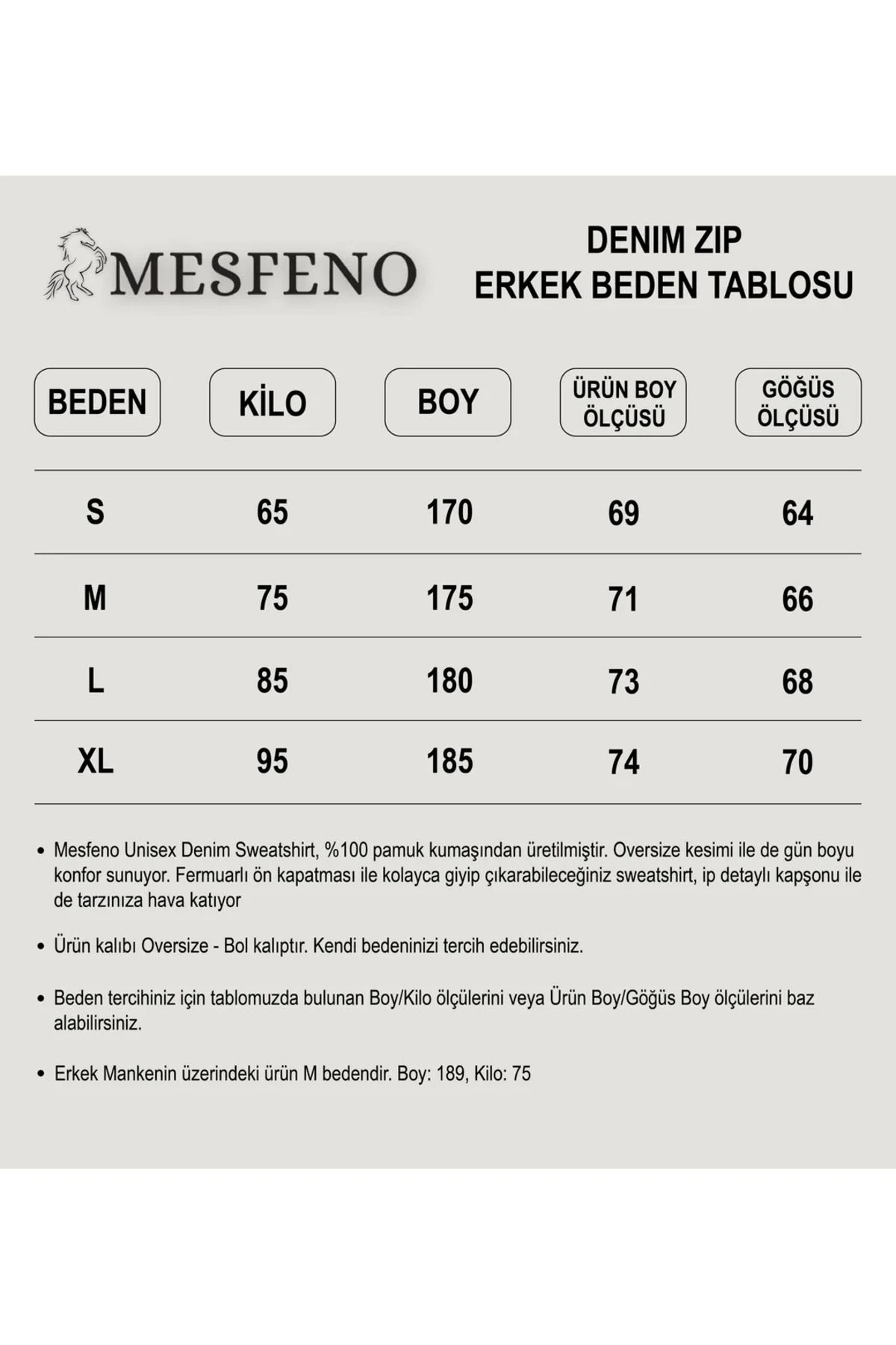 Mesfeno Erkek Denim Gömlek Ceket