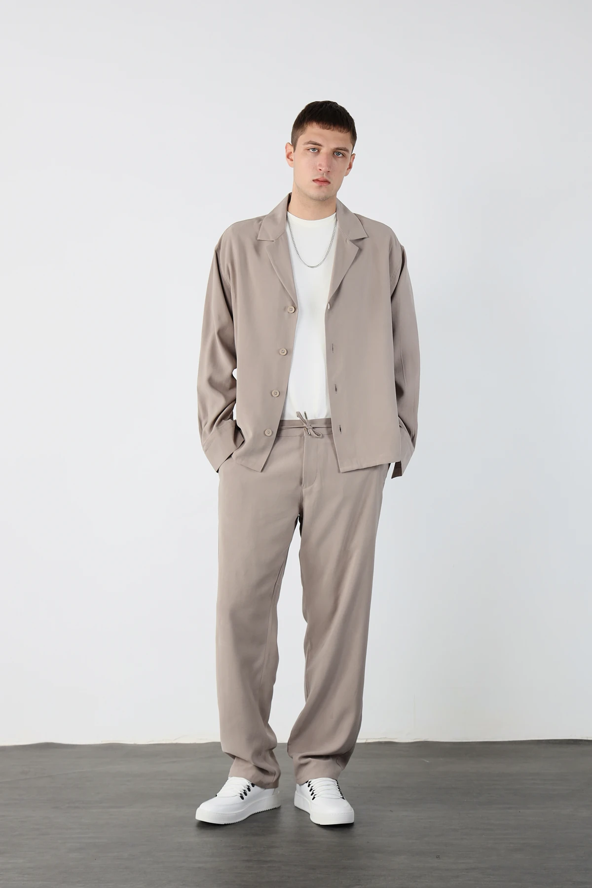 Kamp Yaka Modal Kumaş Alt Üst Takım