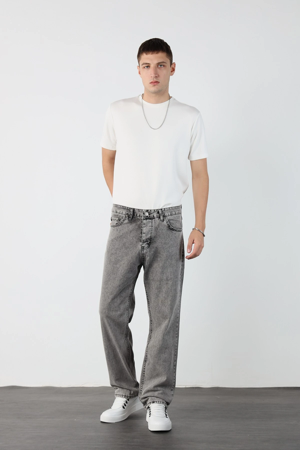 Erkek Denim Baggy Pantolon