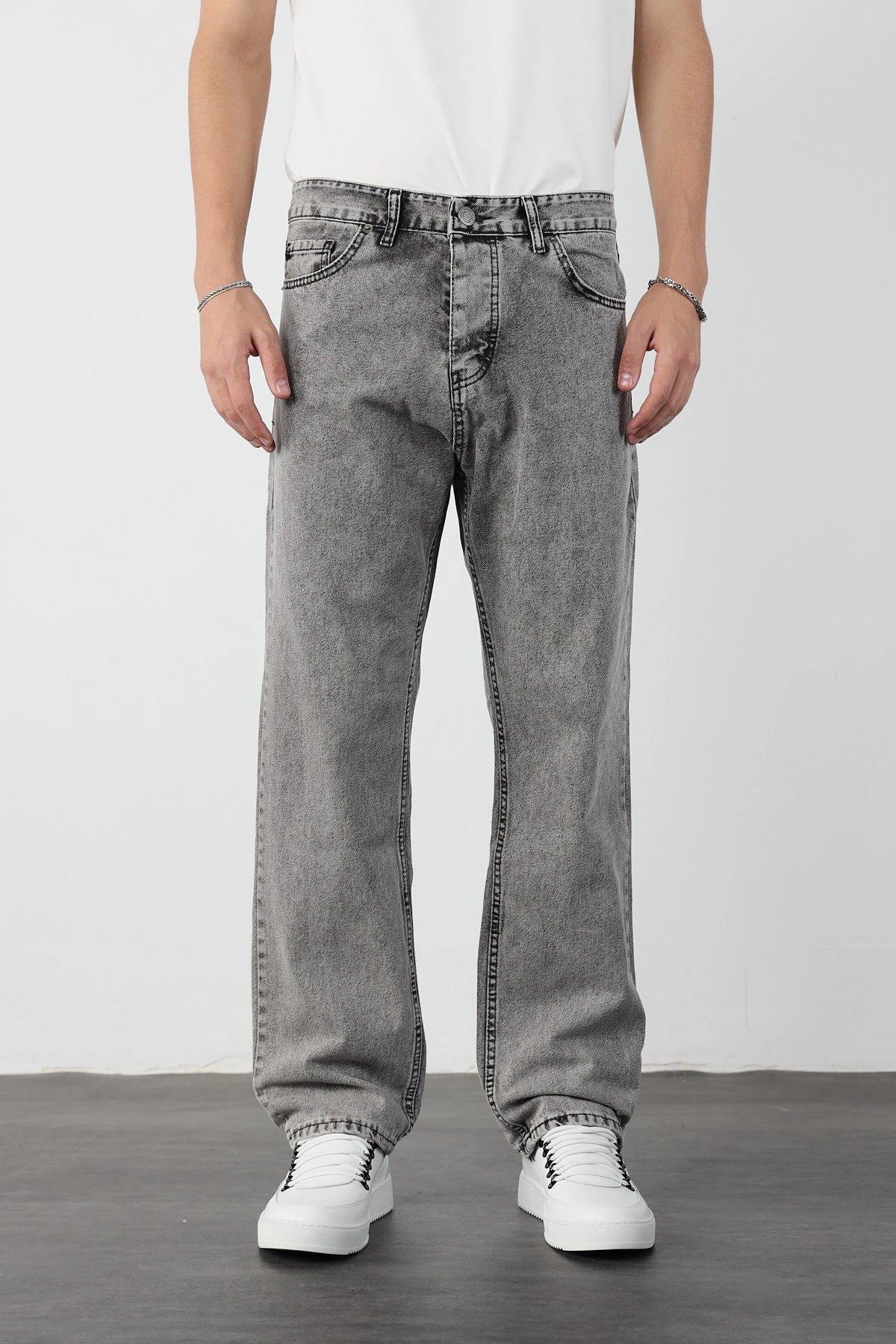 Erkek Denim Baggy Pantolon