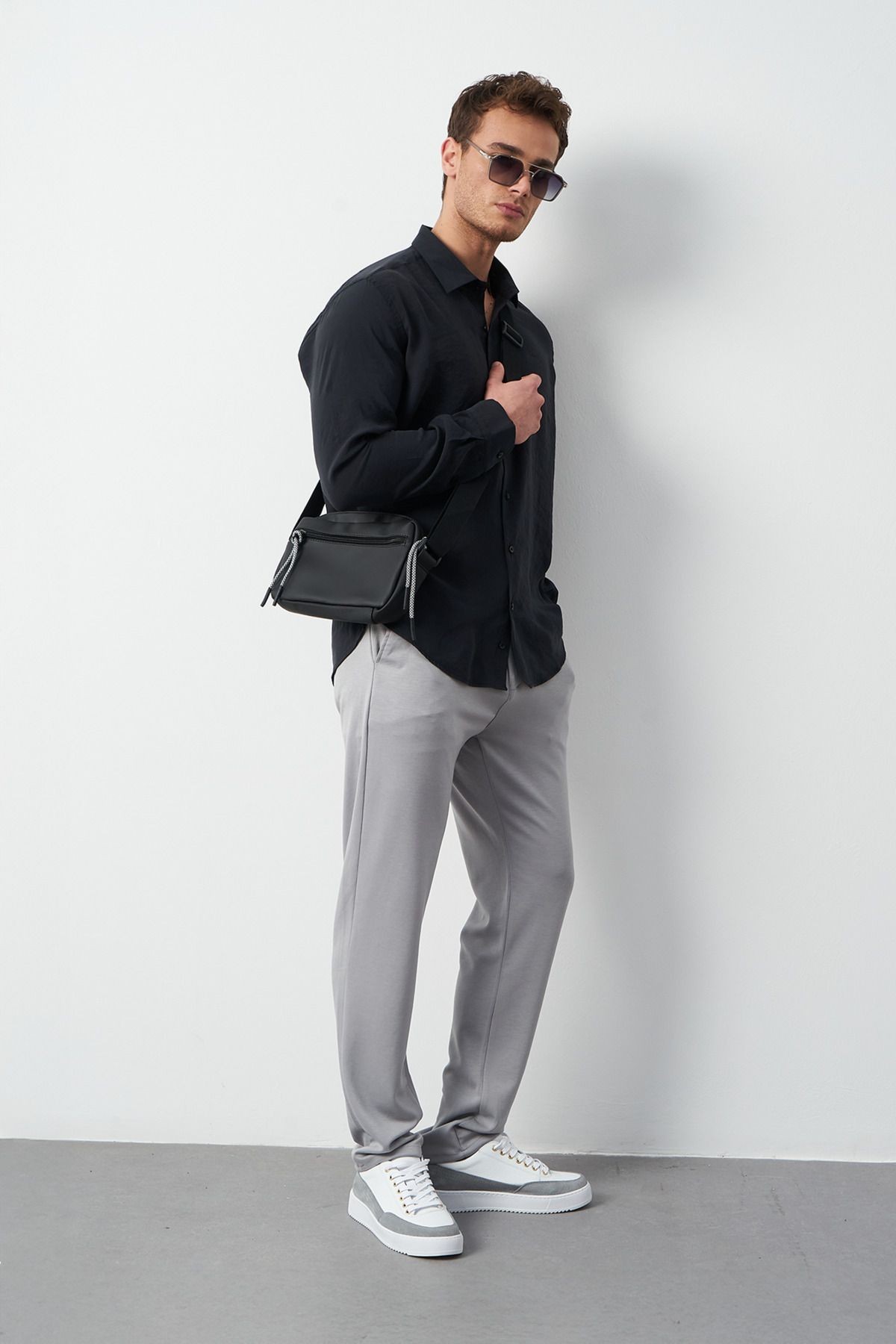 Esnek Modal Kumaş Regular Erkek Pantolon