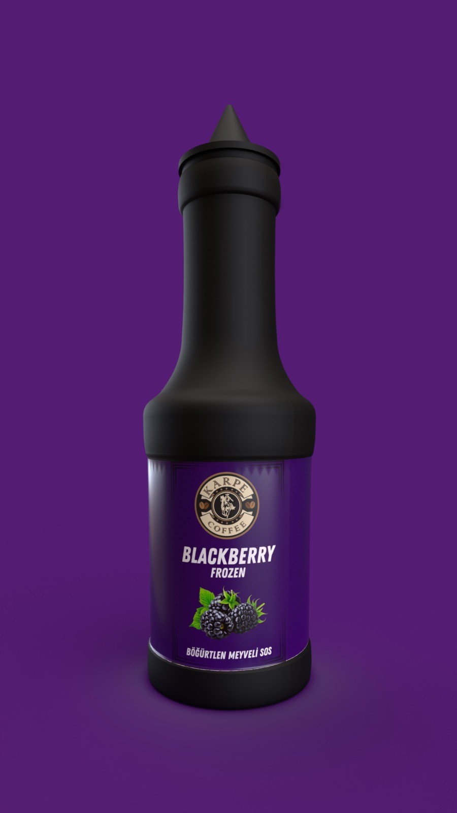 BÖĞÜRTLEN Meyve Püresi (BLACKBERRY) (Frozen) Yüksek Meyve Aroması 1150gr