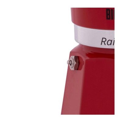 Bialetti Rainbow Moka Pot, 6 Cup, Kırmızı