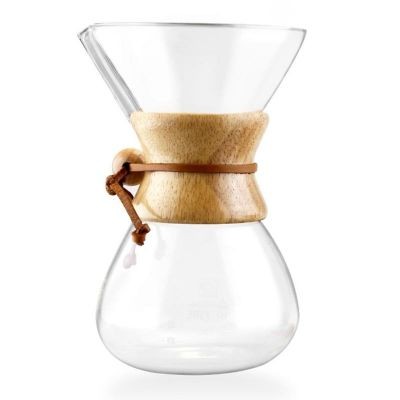 Epinox CK-600A Chemex, Ahşap Tutacaklı, 600 ml, 4 Bardak