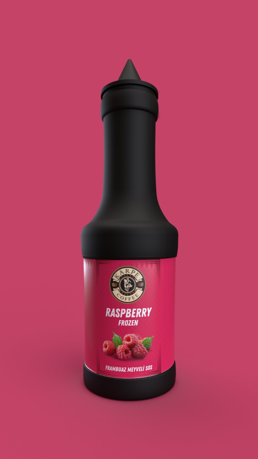 FRAMBUAZ Meyve Püresi (RASBERRY) (Frozen) Yüksek Meyve Aroması 1150gr