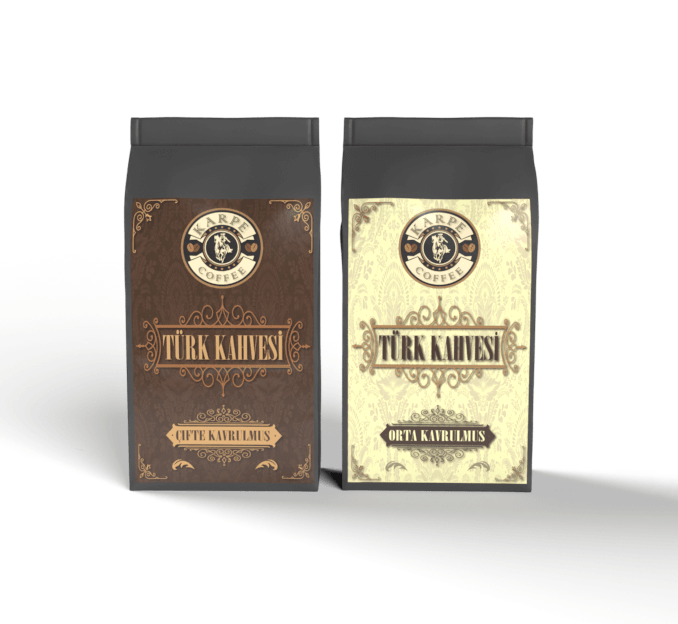 KARPE COFFEE ORTA & ÇİFTE KAVRULMUŞ TÜRK KAHVESİ 250GRX2