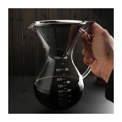 Epinox CK-1000 Chemex Doğal Kahve Demleyicisi, Çelik Filtreli, 8 Cup, 1000 ml