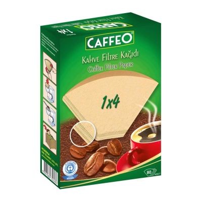 Caffeo 1x4 Kahve Filtre Kağıdı, 80 Adet