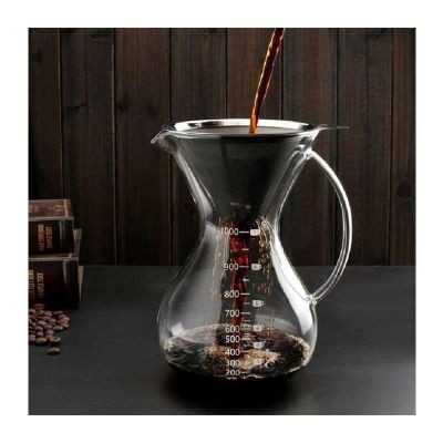 Epinox CK-1000 Chemex Doğal Kahve Demleyicisi, Çelik Filtreli, 8 Cup, 1000 ml