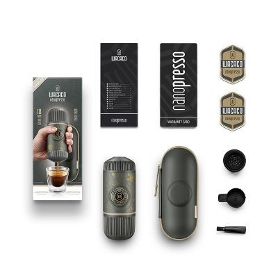 Wacaco Nanopresso Manuel Espresso Makinesi, Koyu Gri