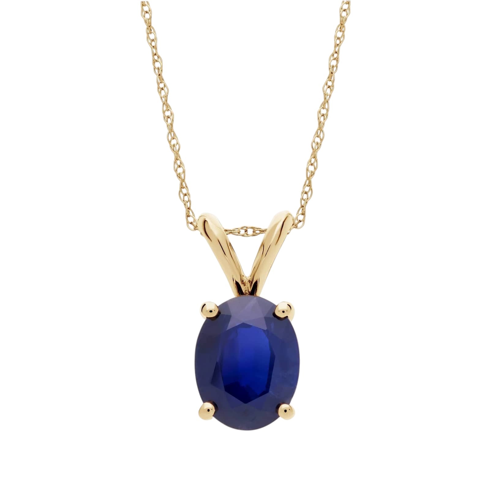 1,40 Karat Safir Kolye