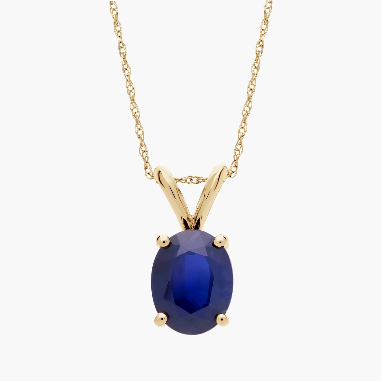 1,40 Karat Safir Kolye