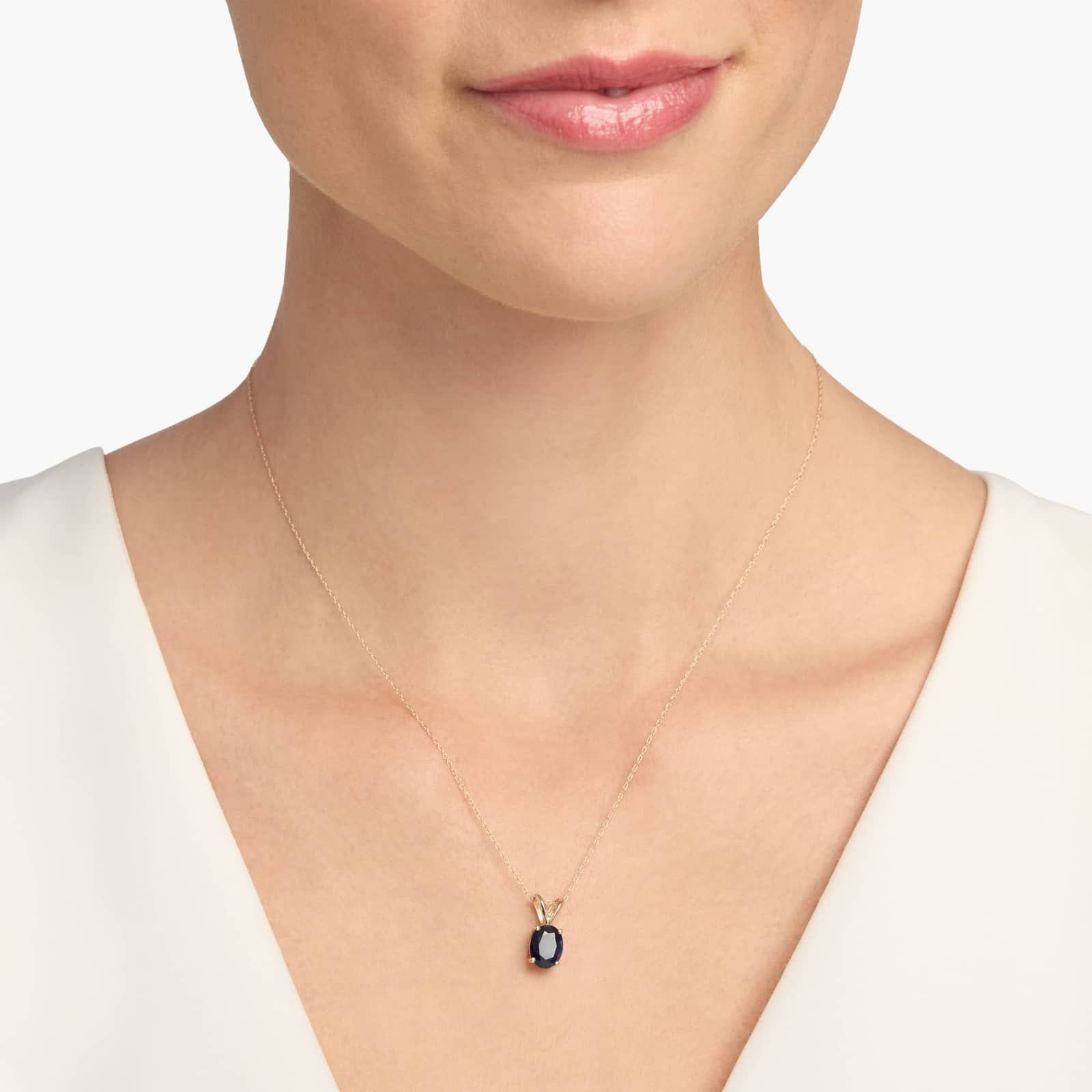 1,40 Karat Safir Kolye