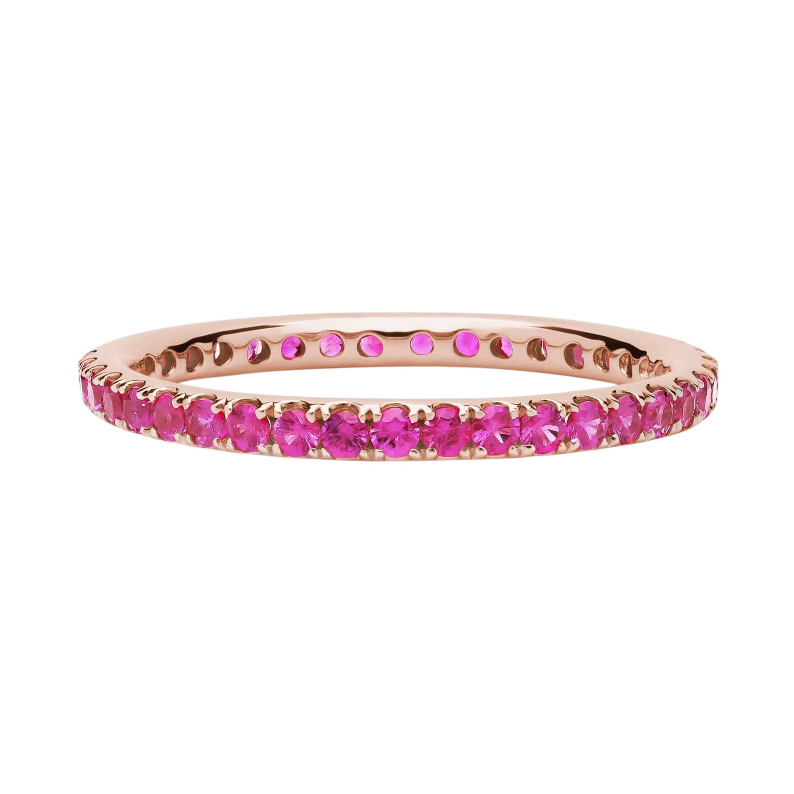 0.60 Karat Pembe Safir Tamtur Yüzük