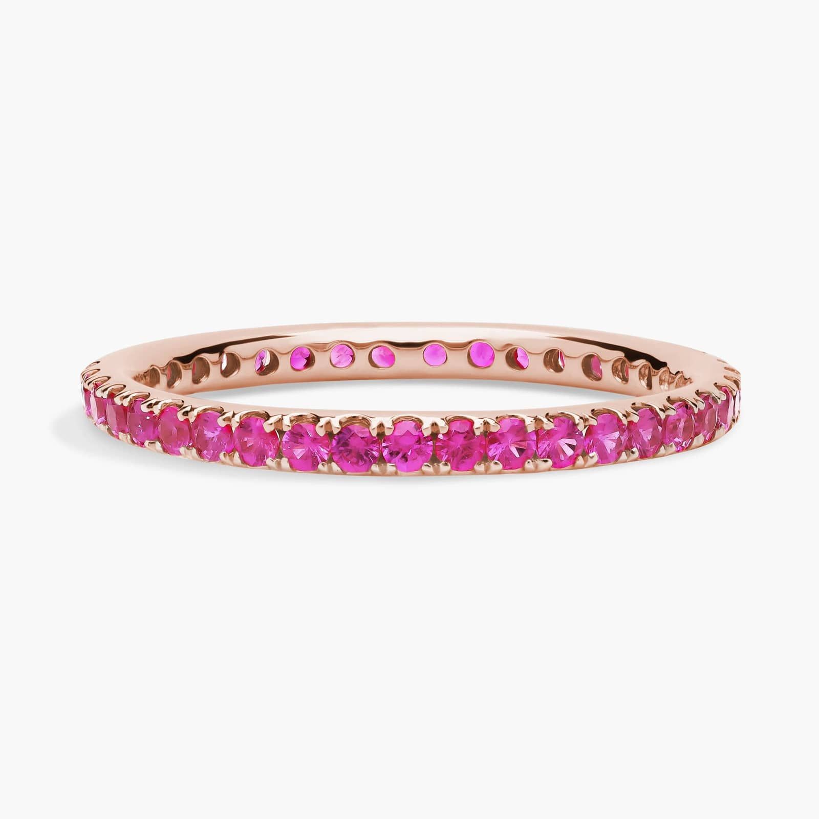 0.60 Karat Pembe Safir Tamtur Yüzük