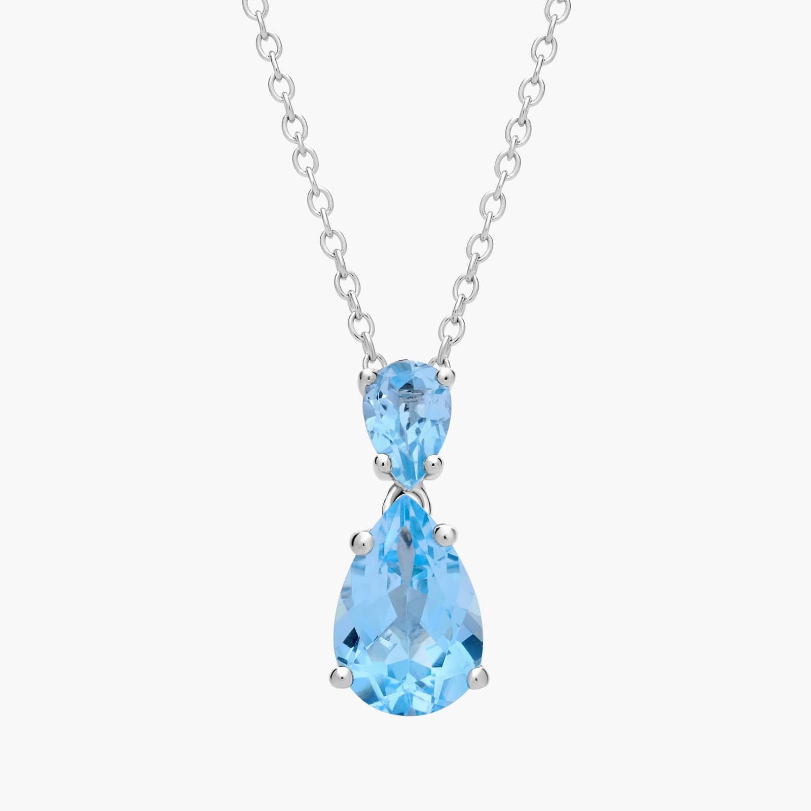 2,60 Karat Aquamarine Taşlı Kolye