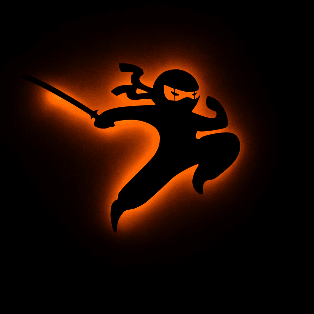 Ninja Traders Led Işıklı Tablo