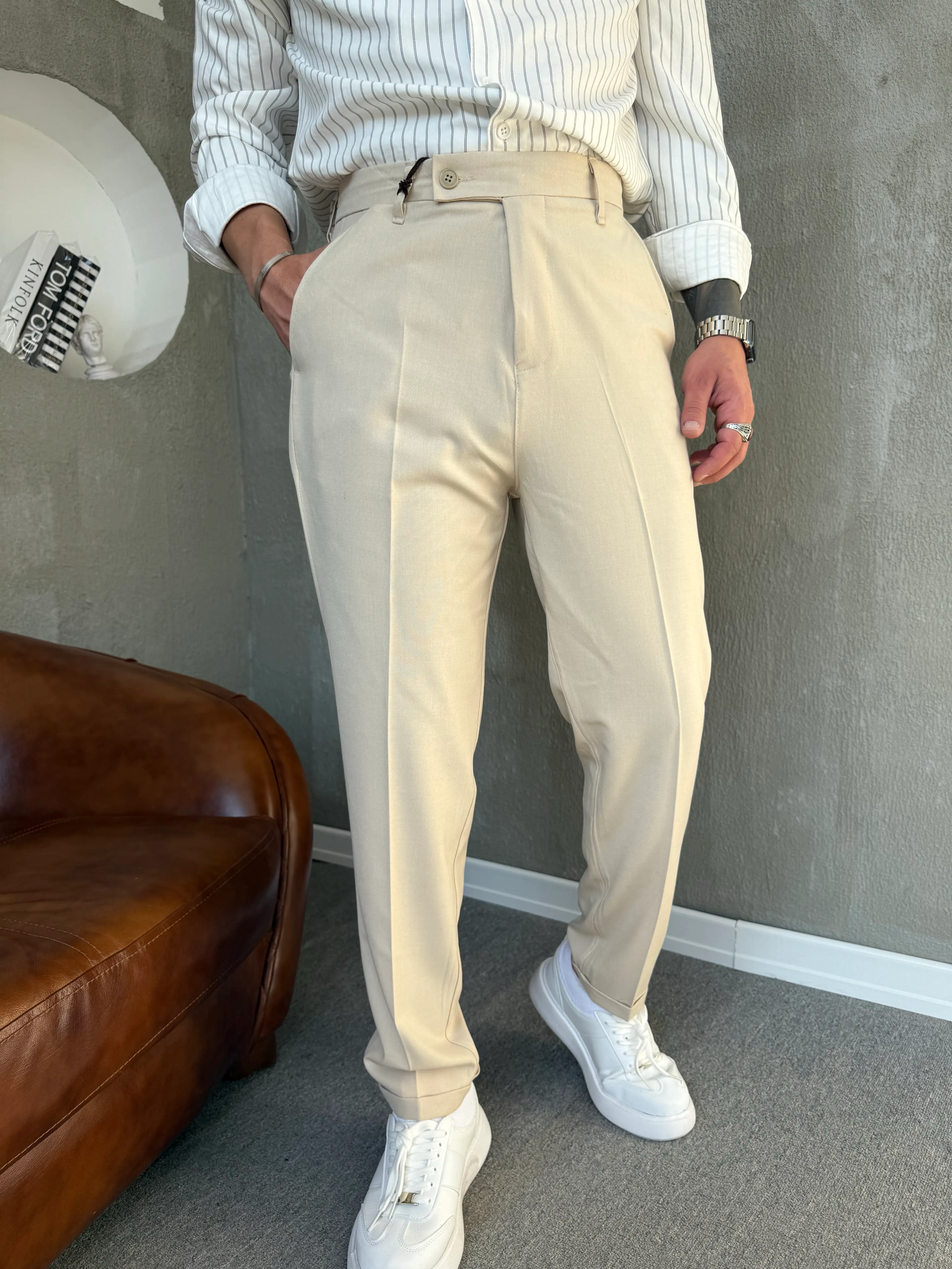 boyfrend kumaş pantalon