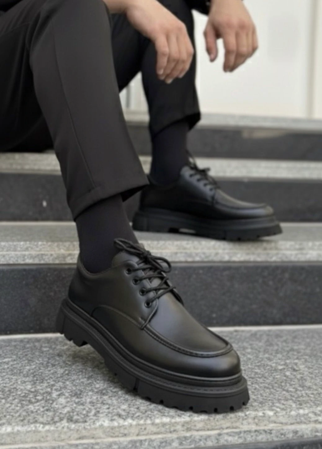 Clasik Model Siyah Ayakkabı 