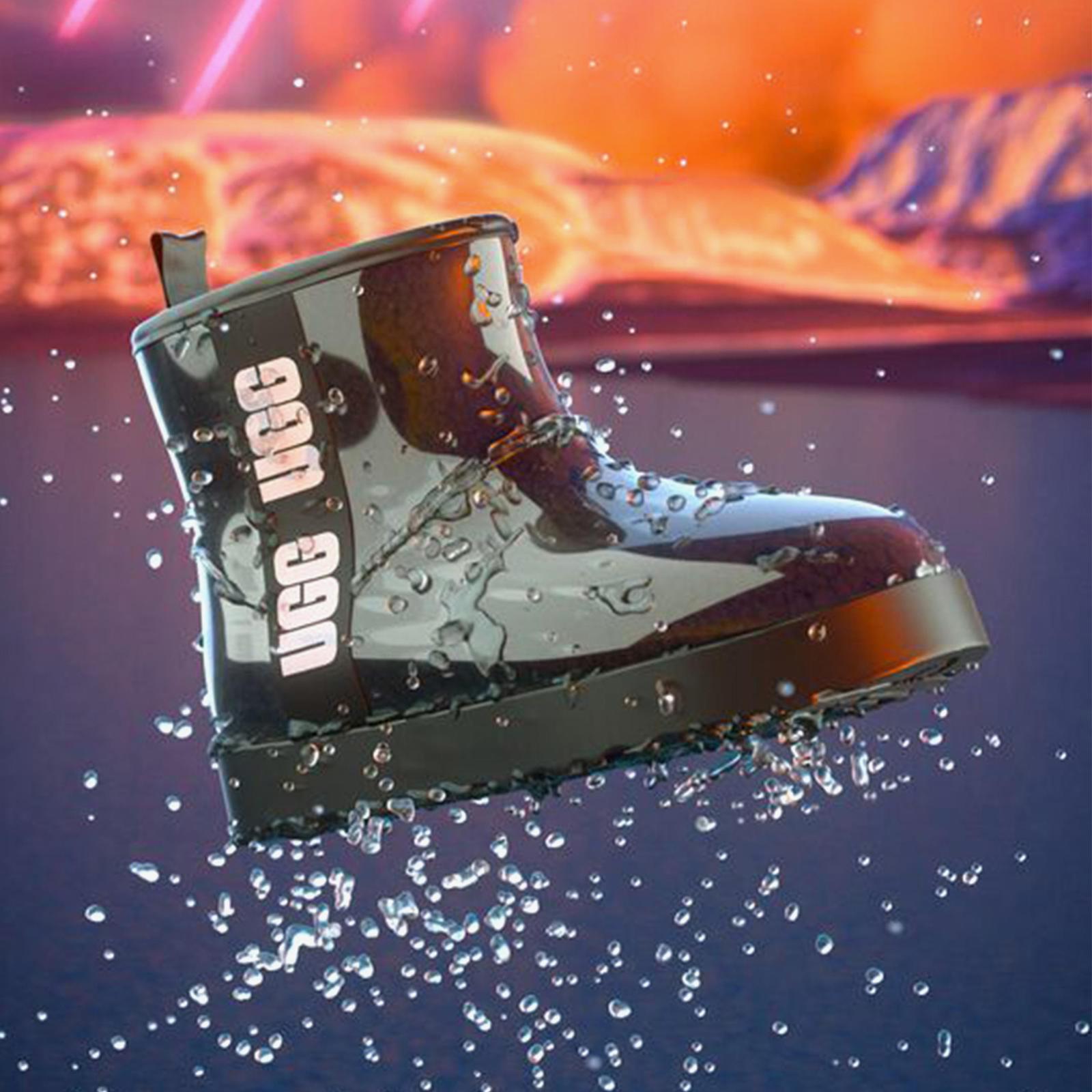 UGG Classic Clear Waterproof Mini Kadın Siyah Bot