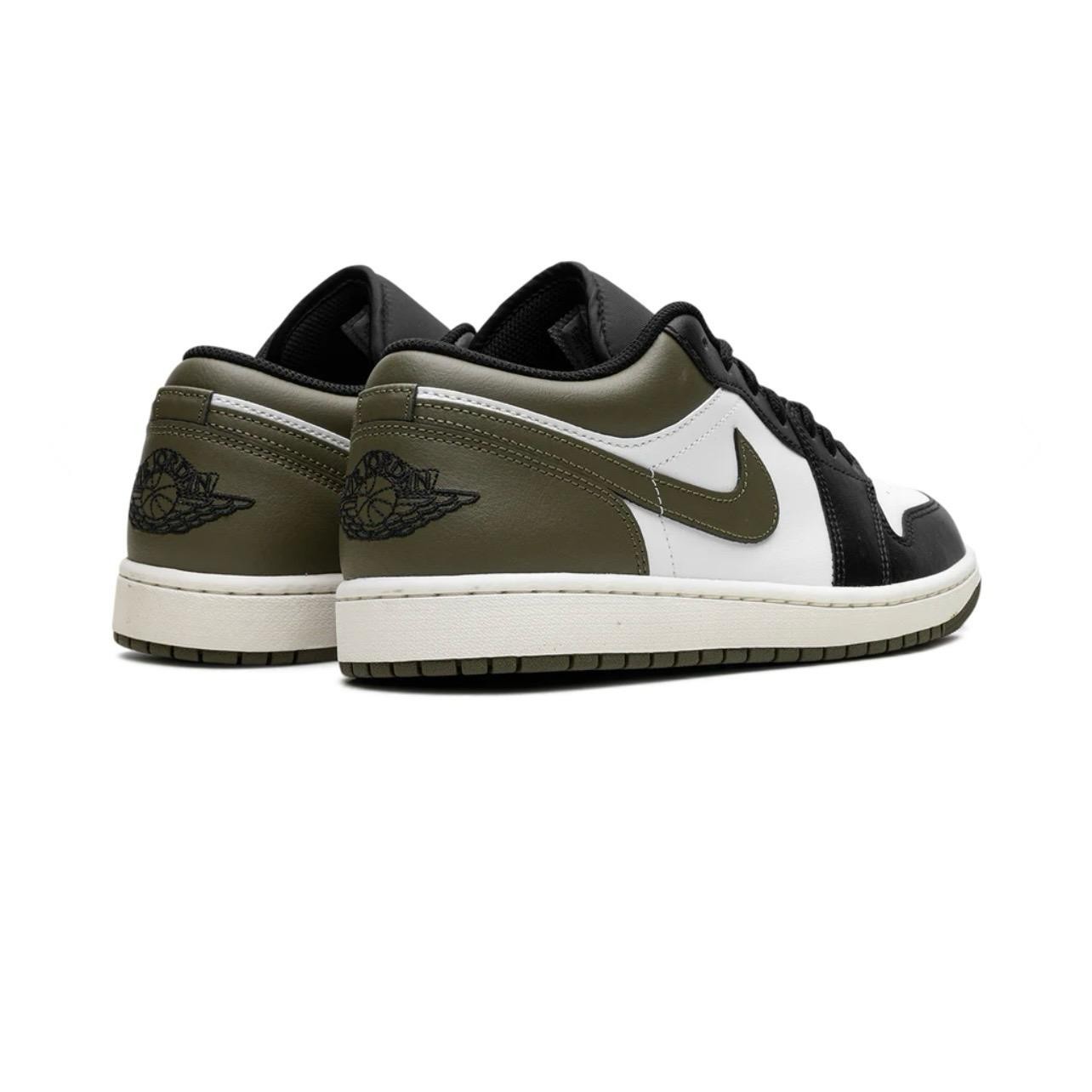 AIR JORDAN 1 LOW "BLACK TOE MEDIUM OLIVE"