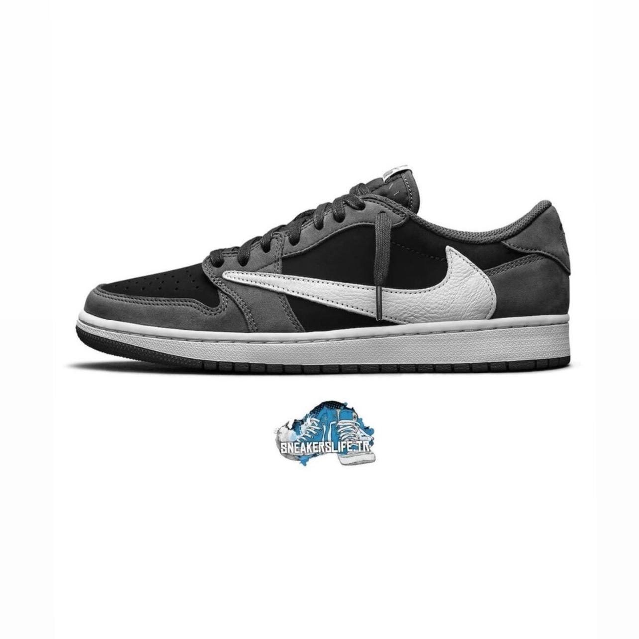 Travis Scott X Air Jordan 1 Low Og Black-Grey