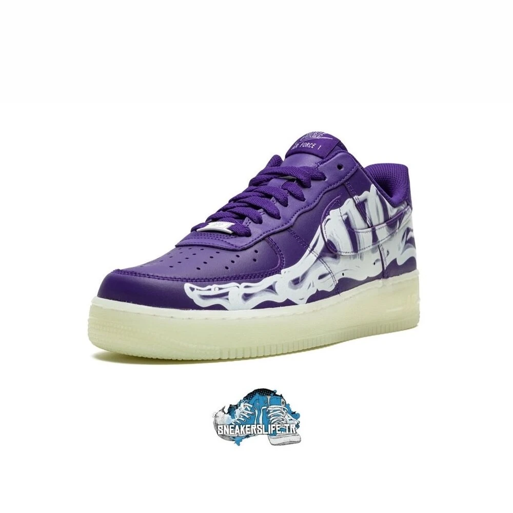 NİKE AİR FORCE 1 PURPLE SKELETON