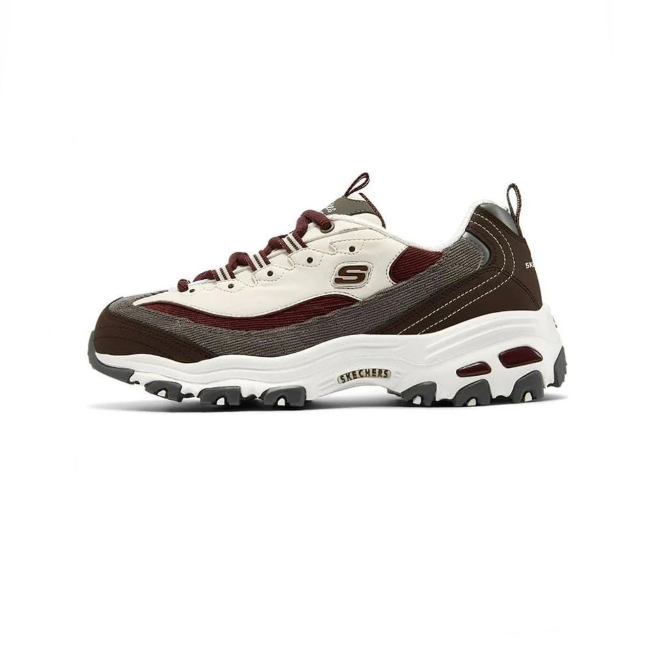 Skechers(WMNS) D'Lites 1.0 'Wine Red Brown'