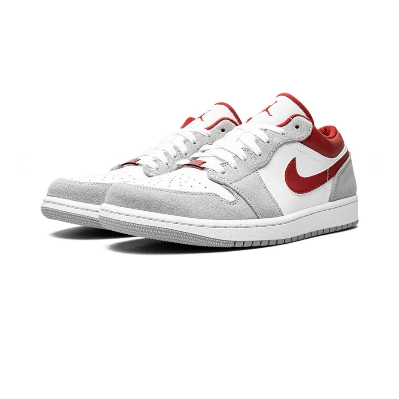 AIR JORDAN 1 LOW SE "WHITE / GREY / RED"