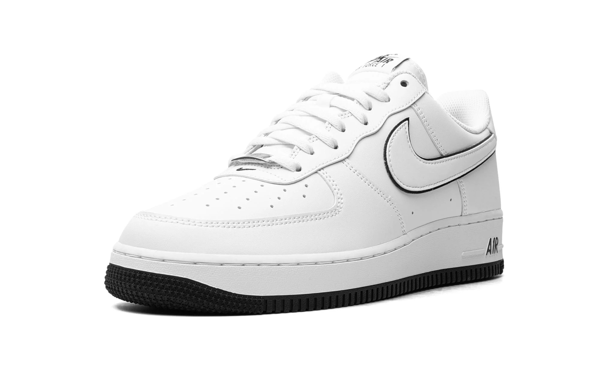 Nike Air Force 1 '07 Low White Black Outline Swoosh
