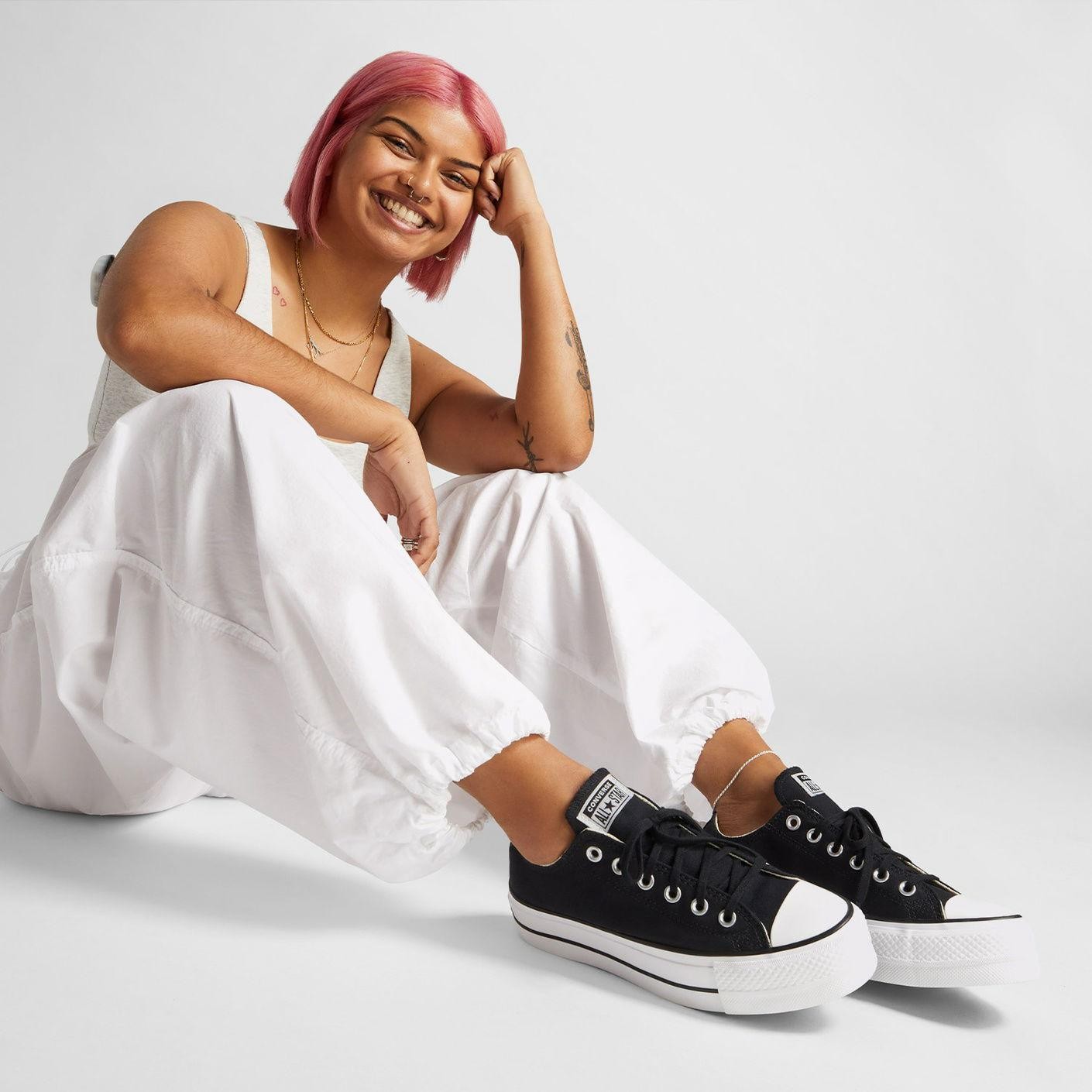 Converse Chuck Taylor All Star Lift Wide 'Black'