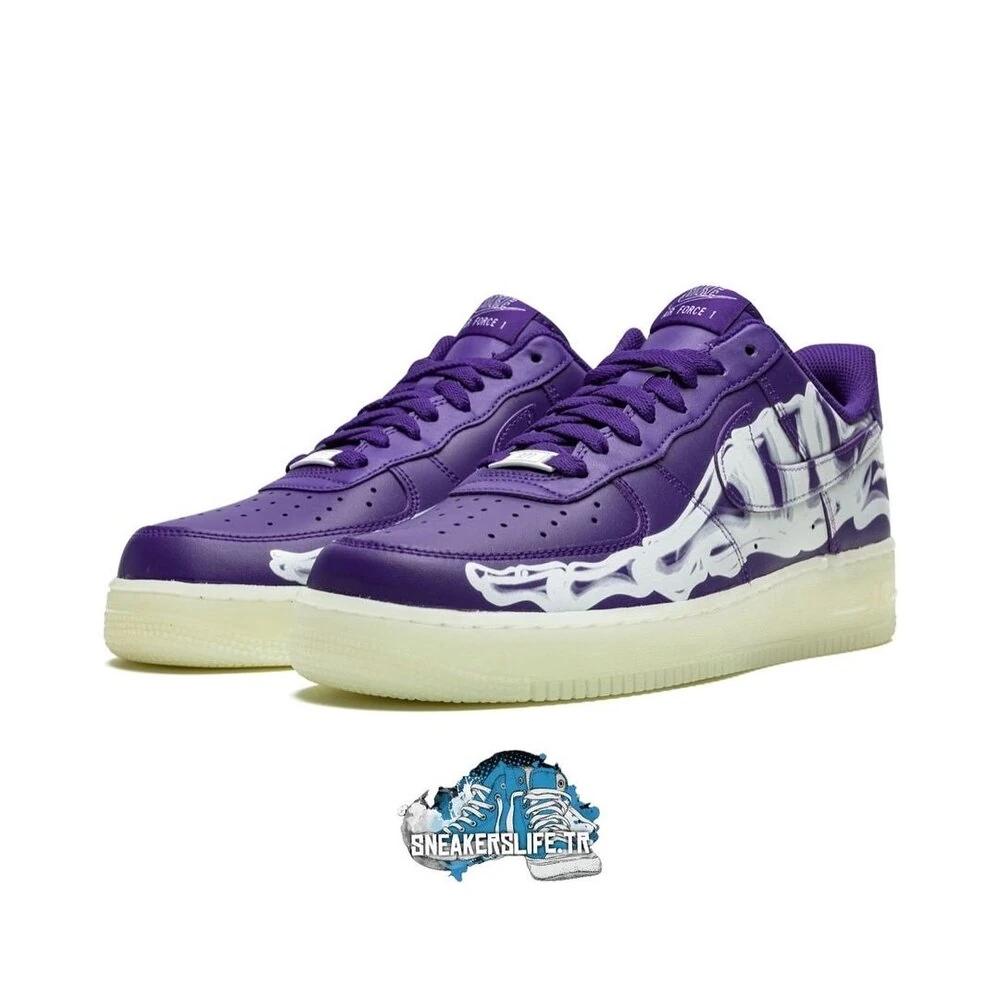 NİKE AİR FORCE 1 PURPLE SKELETON