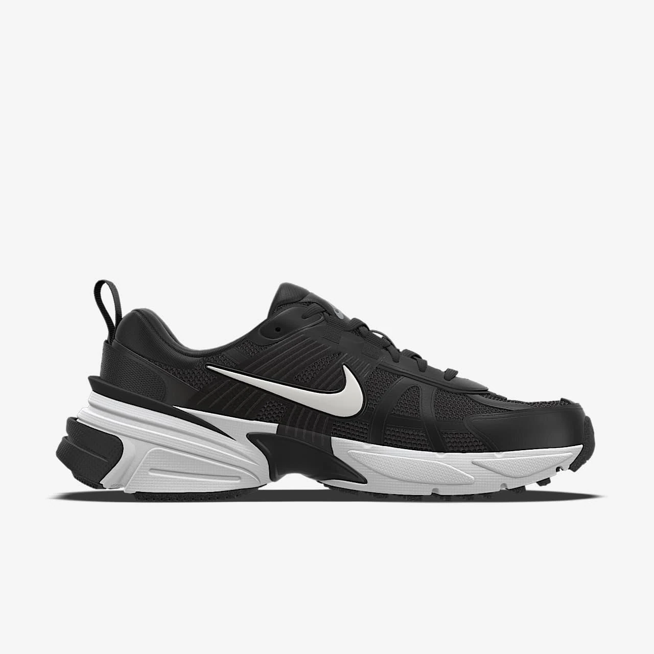 Nike V2K Run By You Black White