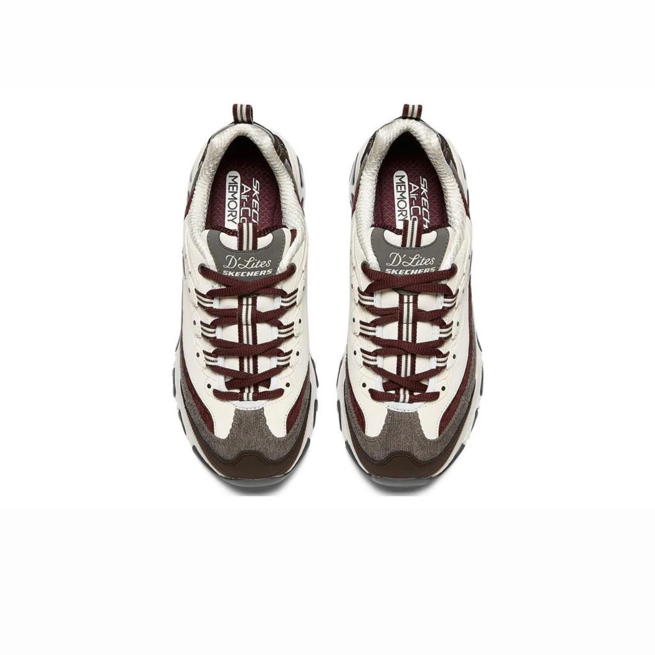 Skechers(WMNS) D'Lites 1.0 'Wine Red Brown'