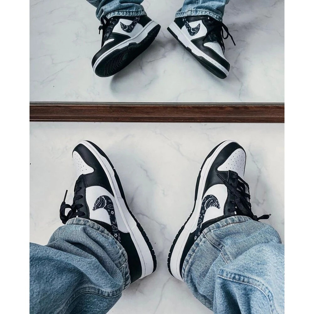 NİKE DUNK  LOW  PAİSLEY BLACK