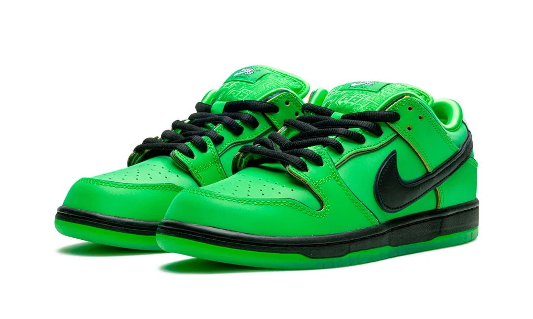 Powerpuff Girls x Nike SB Dunk Low Green