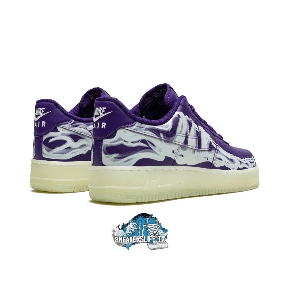 NİKE AİR FORCE 1 PURPLE SKELETON