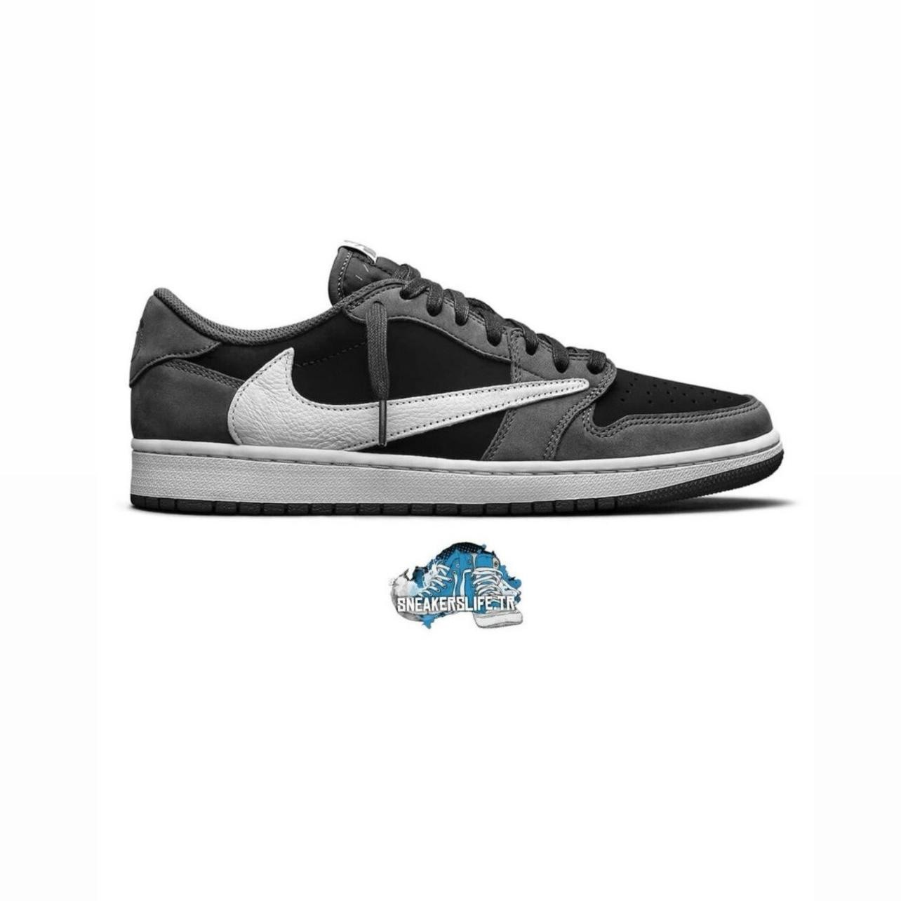 Travis Scott X Air Jordan 1 Low Og Black-Grey