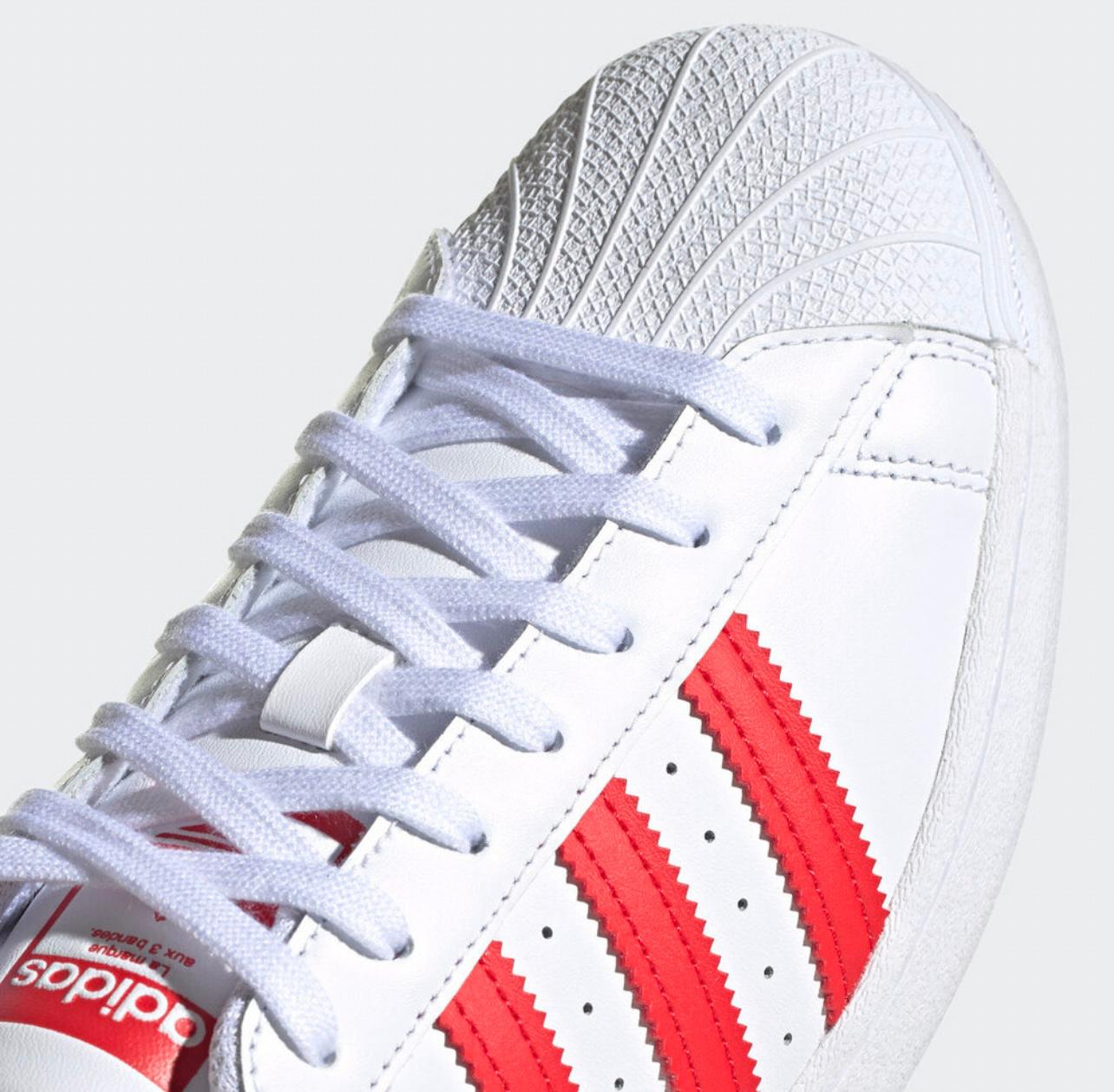 Adidas Superstar 'White  Red'