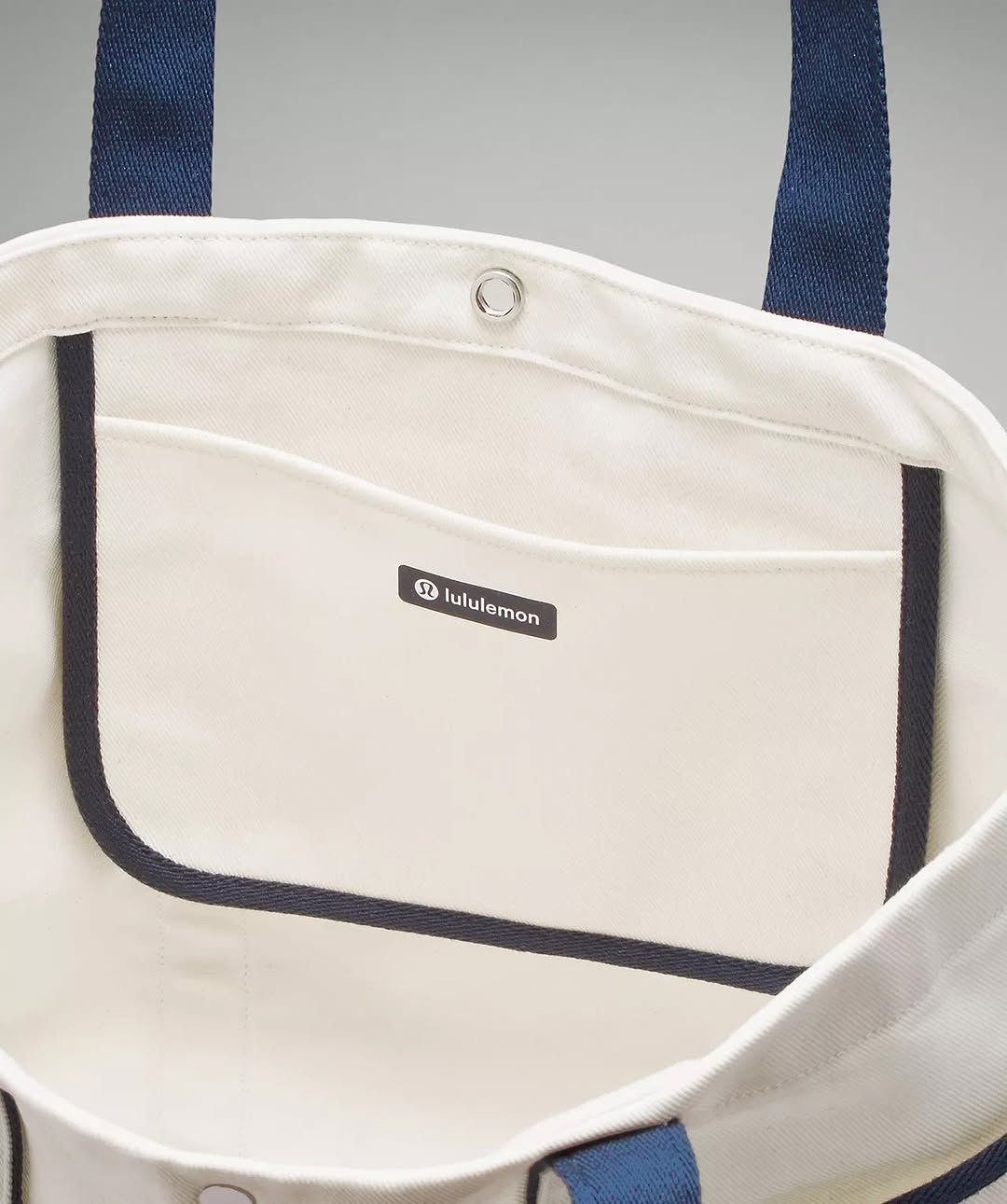 Lululemon Canvas Multi Pocket Tote Bag-