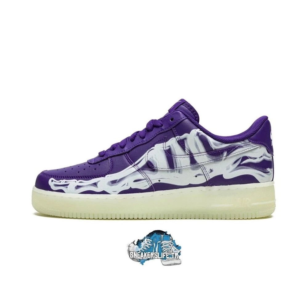 NİKE AİR FORCE 1 PURPLE SKELETON