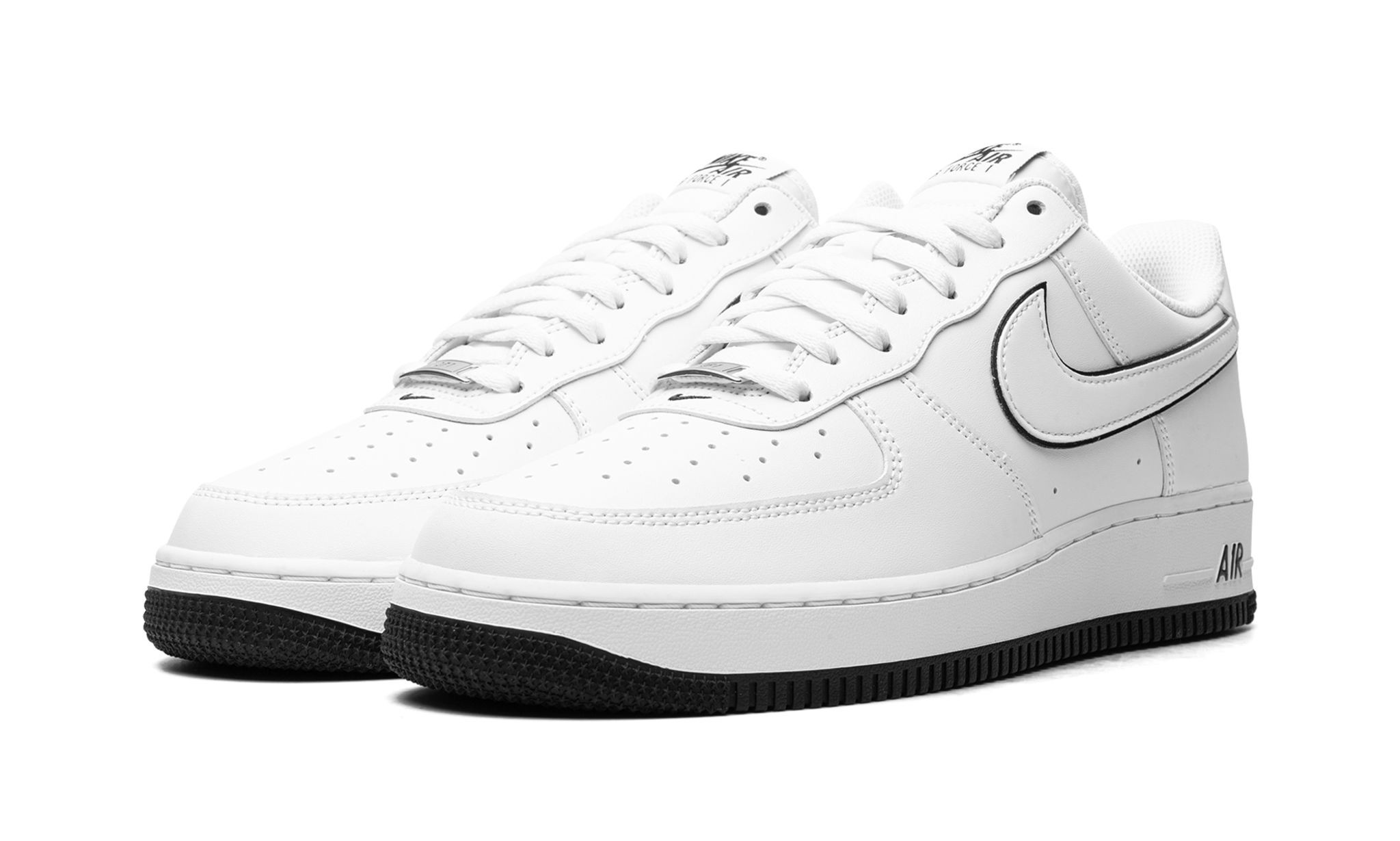 Nike Air Force 1 '07 Low White Black Outline Swoosh