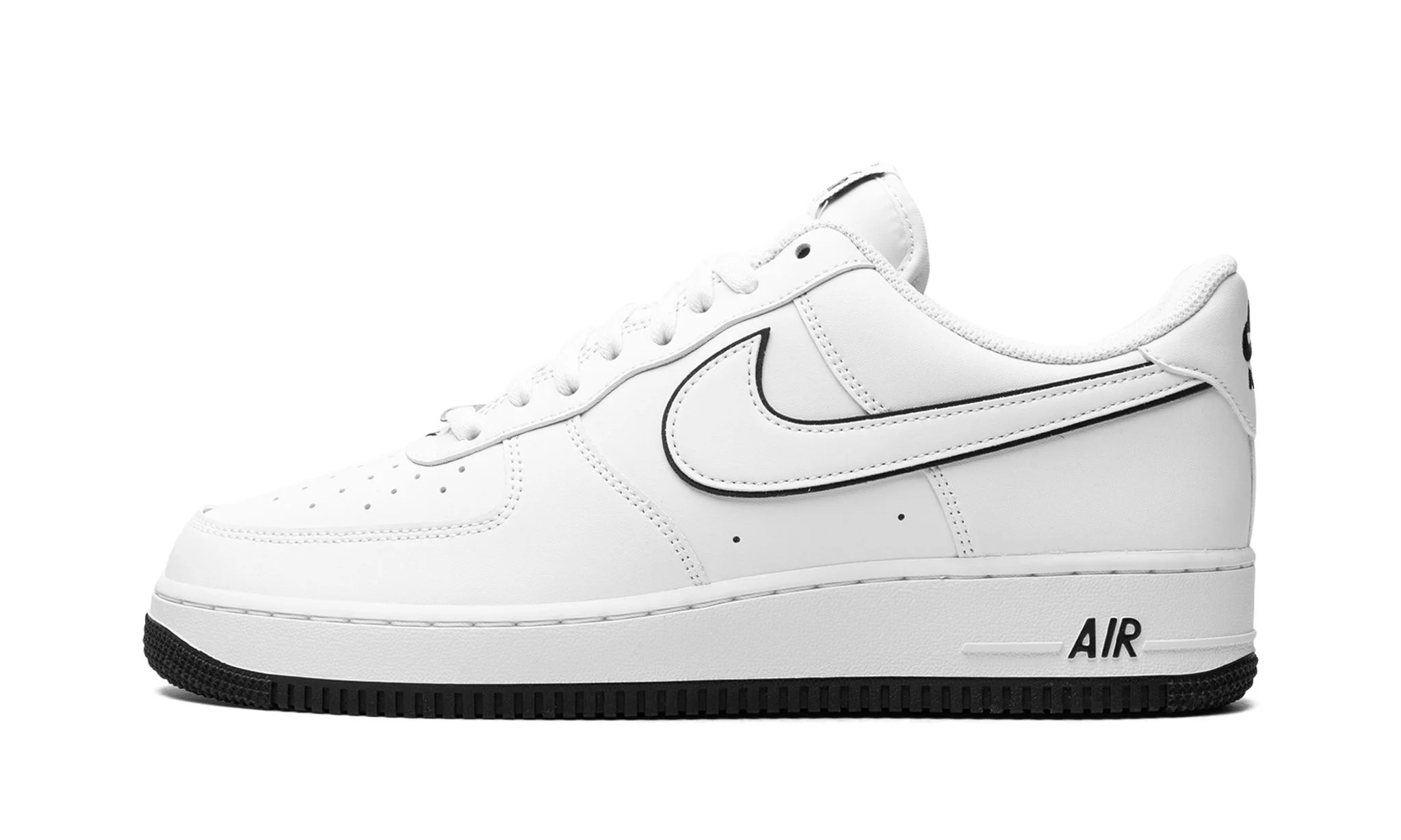 Nike Air Force 1 '07 Low White Black Outline Swoosh
