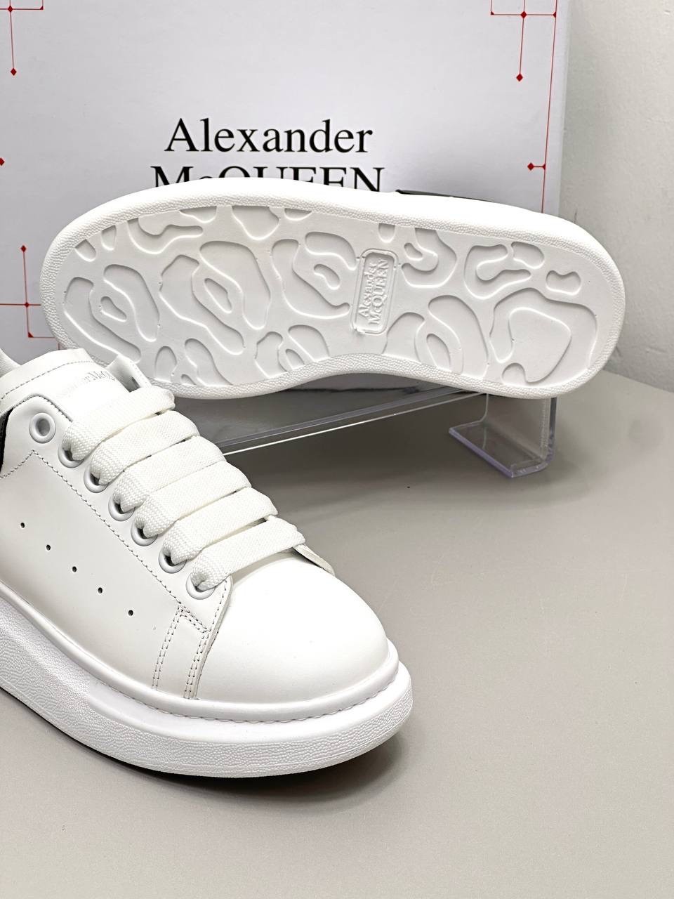 Alexander McQueen Metallic Leather Kadın Sneaker
