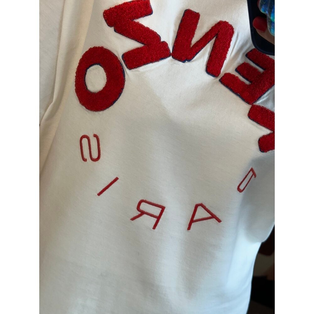 Kenzo red logo nakışlı çocuk Tshirt