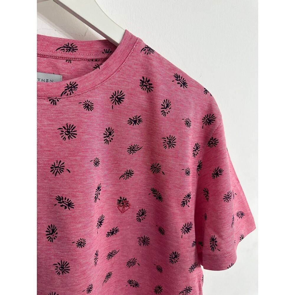 B.B pink flower erkek Tshirt